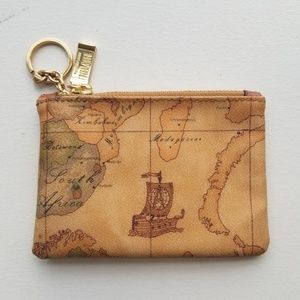 Alviero Martini Map Coin Purse